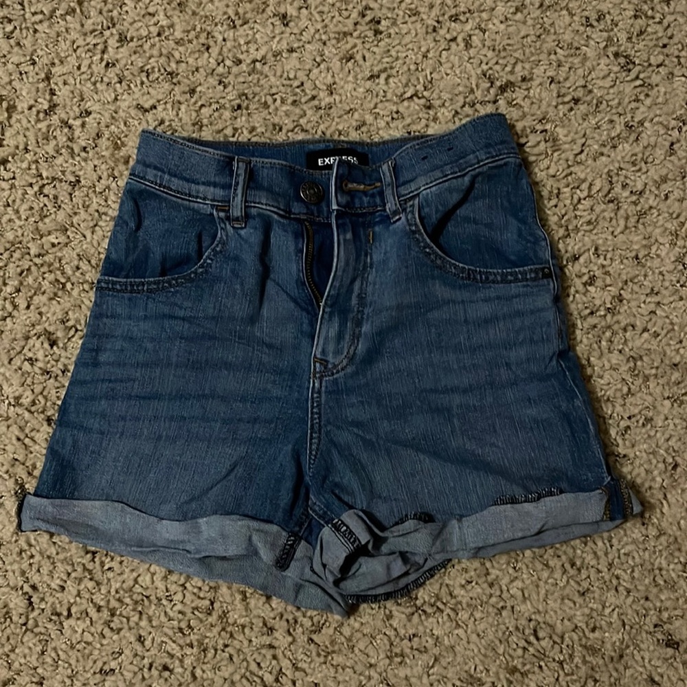 Express denim shorts size 00